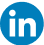 LinkedIn logo as social media button